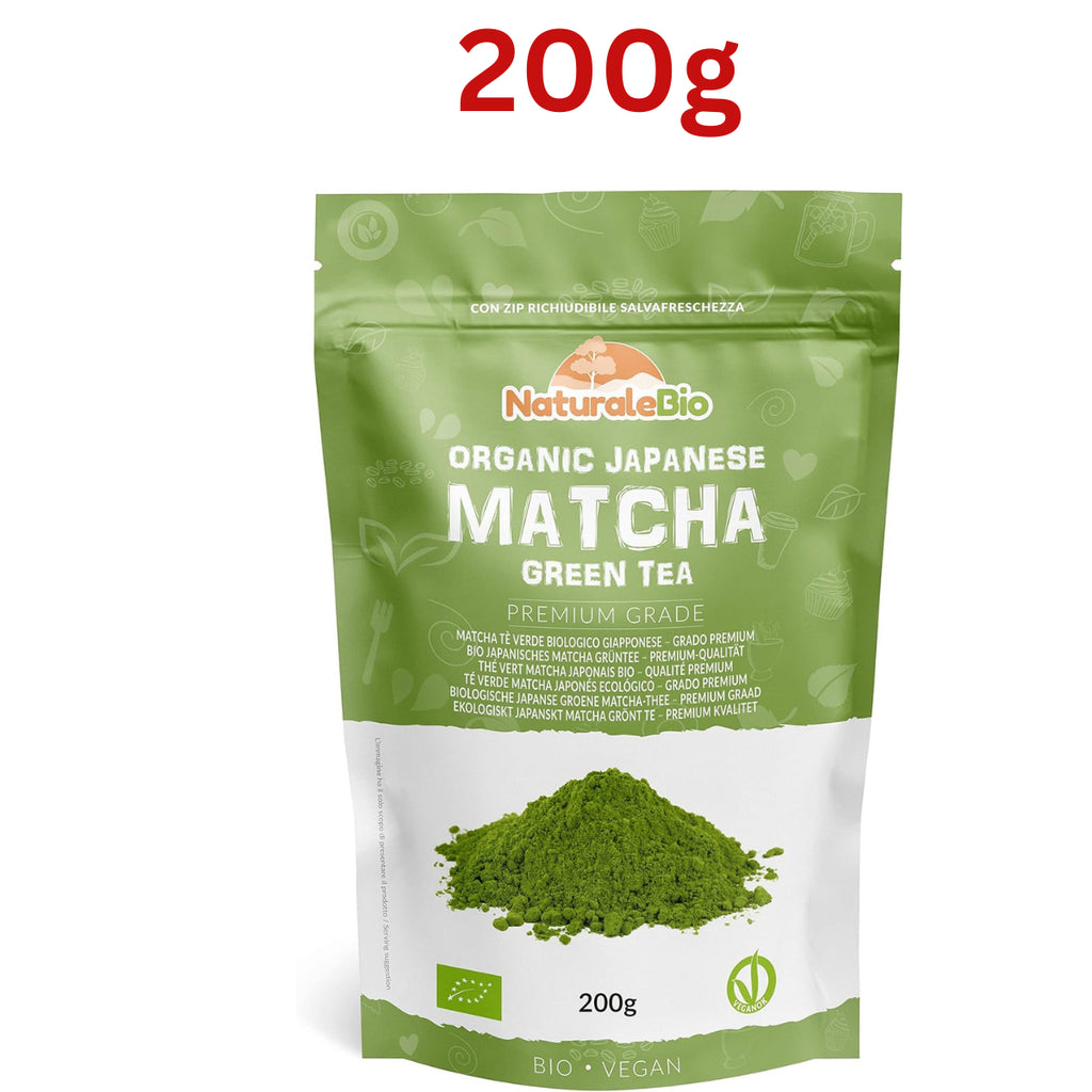 Japanese Organic Matcha Green Tea Powder Premium Grade Use for Drinking, Cooking