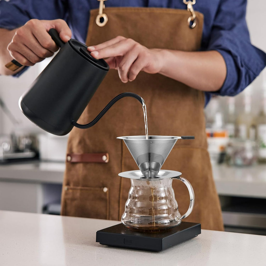 Pour over Coffee Dripper, Stainless Steel Pour over Coffee Filters, Paperless Me