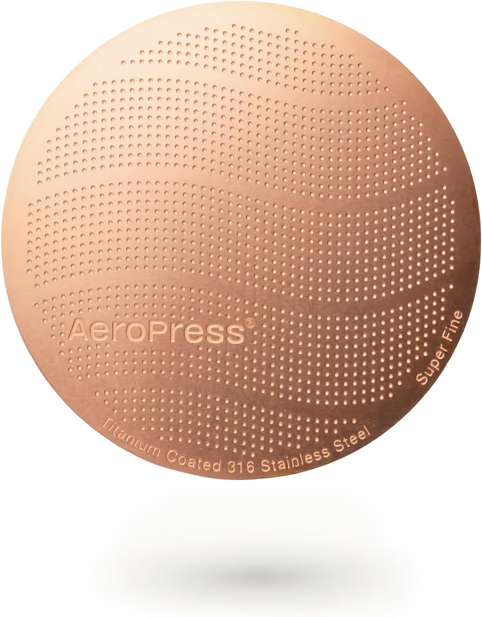 Aeropress Gold Tone Metal Coffee Filters, Reusable Filters for Aeropress Coffee