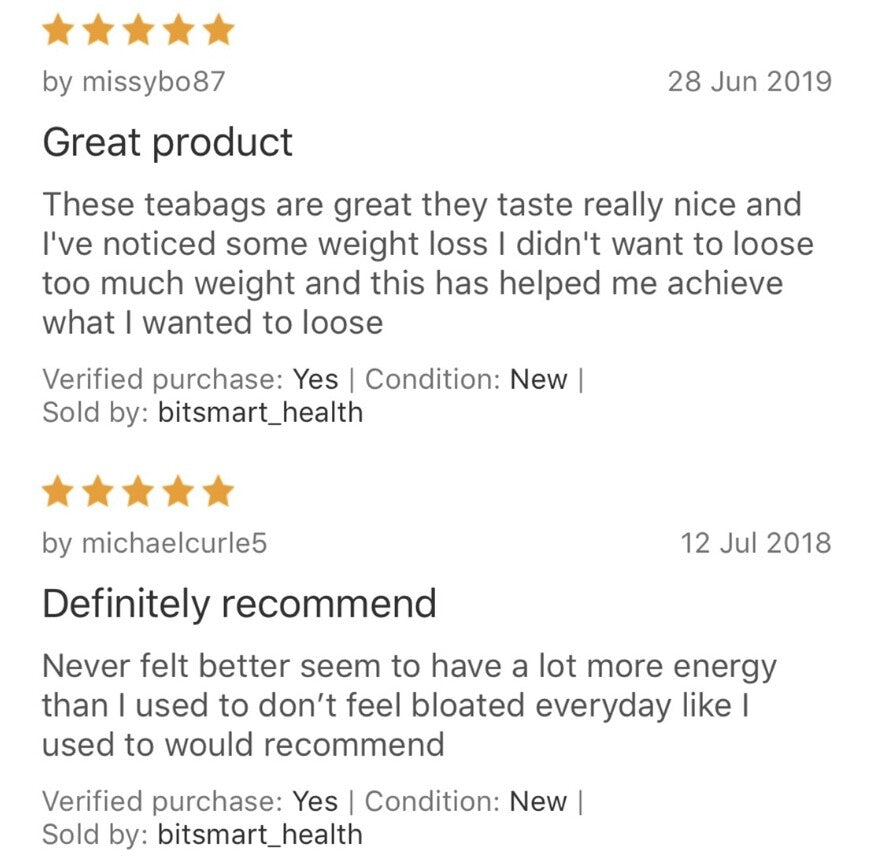 14 Day Detox Tea Weight Loss Tea Slimming Diet Teabags | Herbal Tea | UK Seller