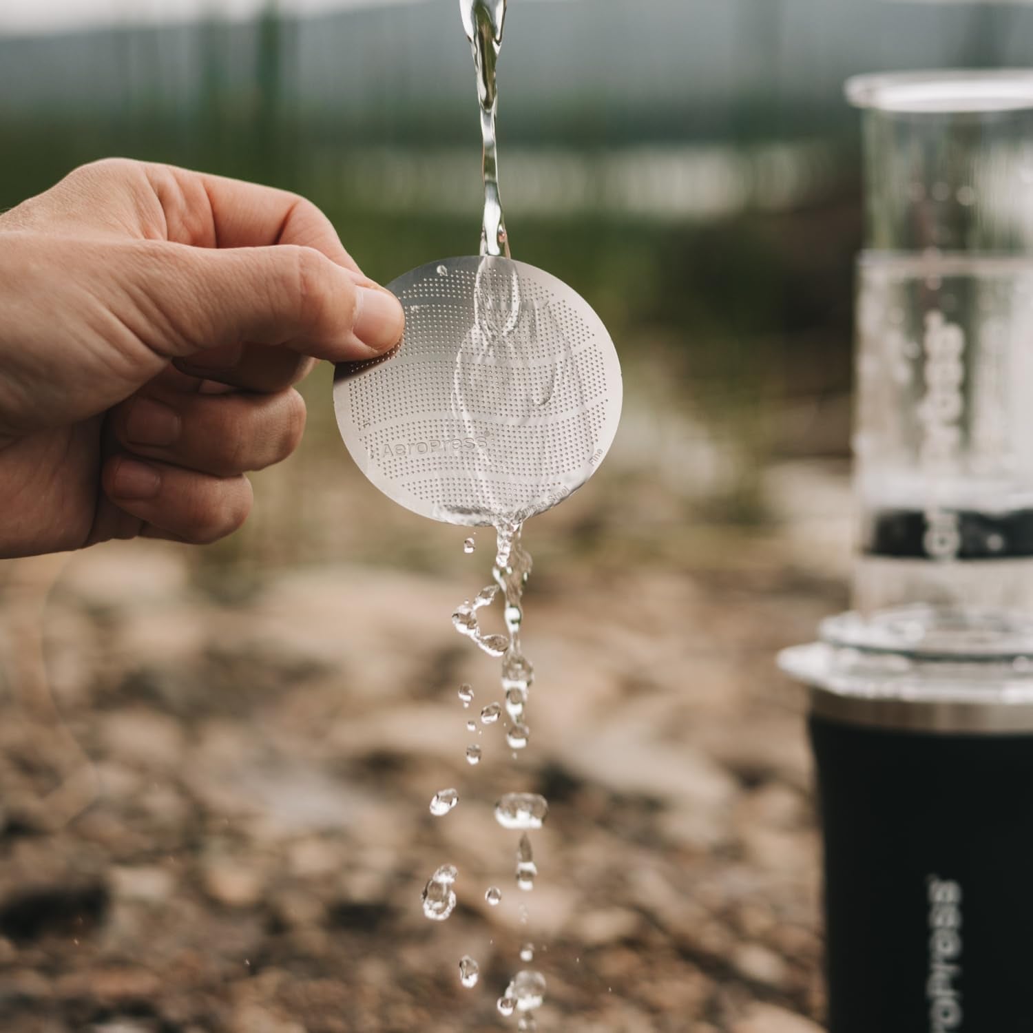 Aeropress Stainless Steel Reusable Filter - Metal Coffee Filter for Aeropress Or