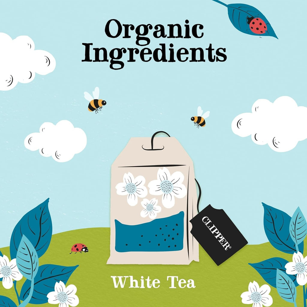 Clipper Organic White Tea Bags White Tea from China Herbal Natural Plant-Based