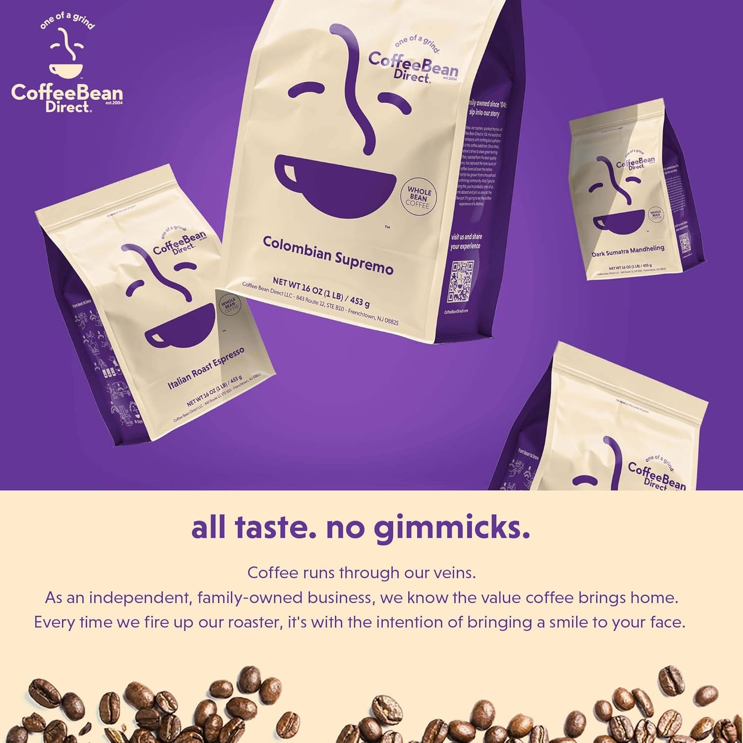 Organic Fair Trade Dark Ethiopian Yirgacheffe, Whole Bean Coffee, Arabica Coffee, Dark Roast, 5 Pound Bag (Pack of 1)