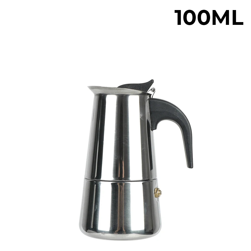 Mocha Coffee Pots Italian Aluminum Octagonal Pot Coffee Cup Maker Tea Maker Portable Coffee Maker